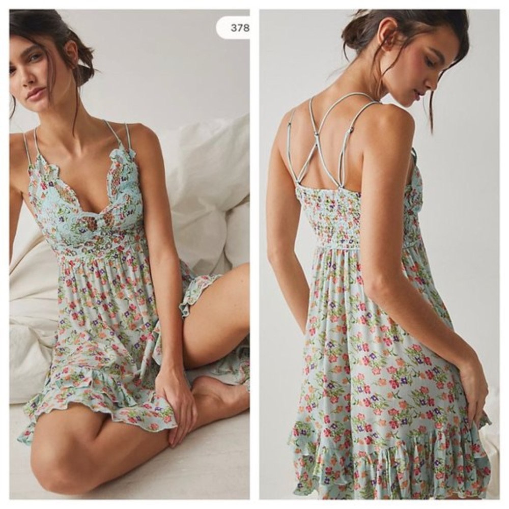 Free People Adella Mini Dress